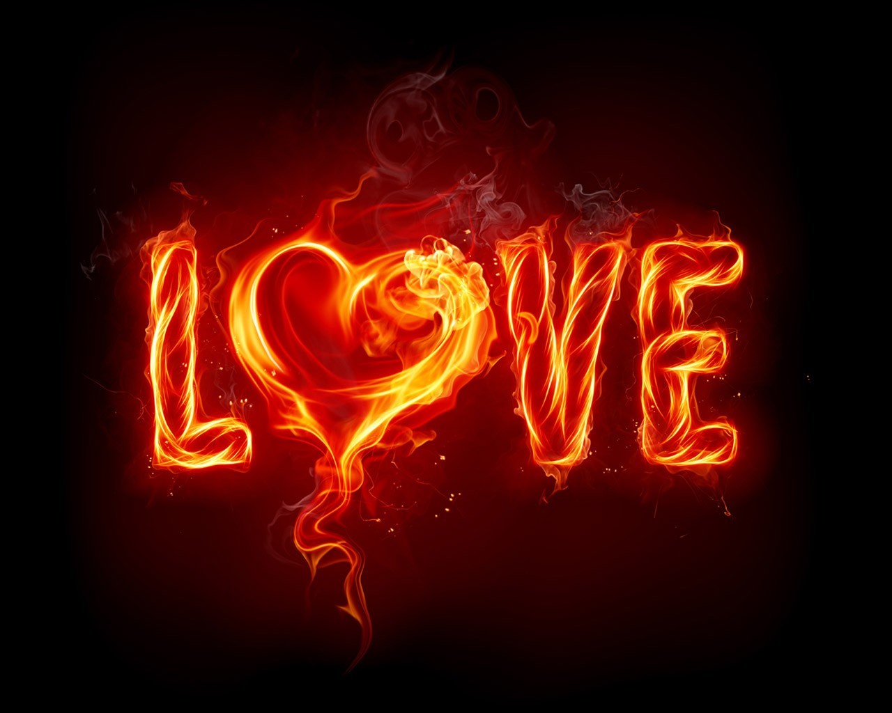 amour feu coeur