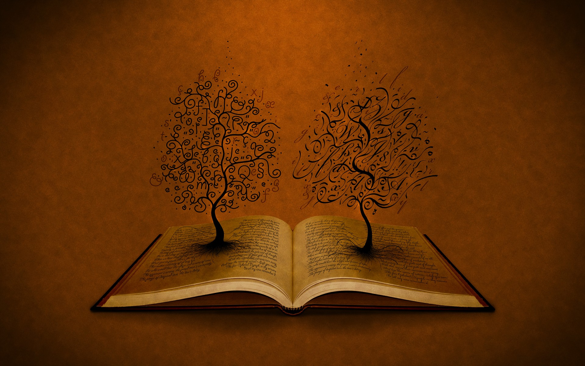 livre arbres lettres