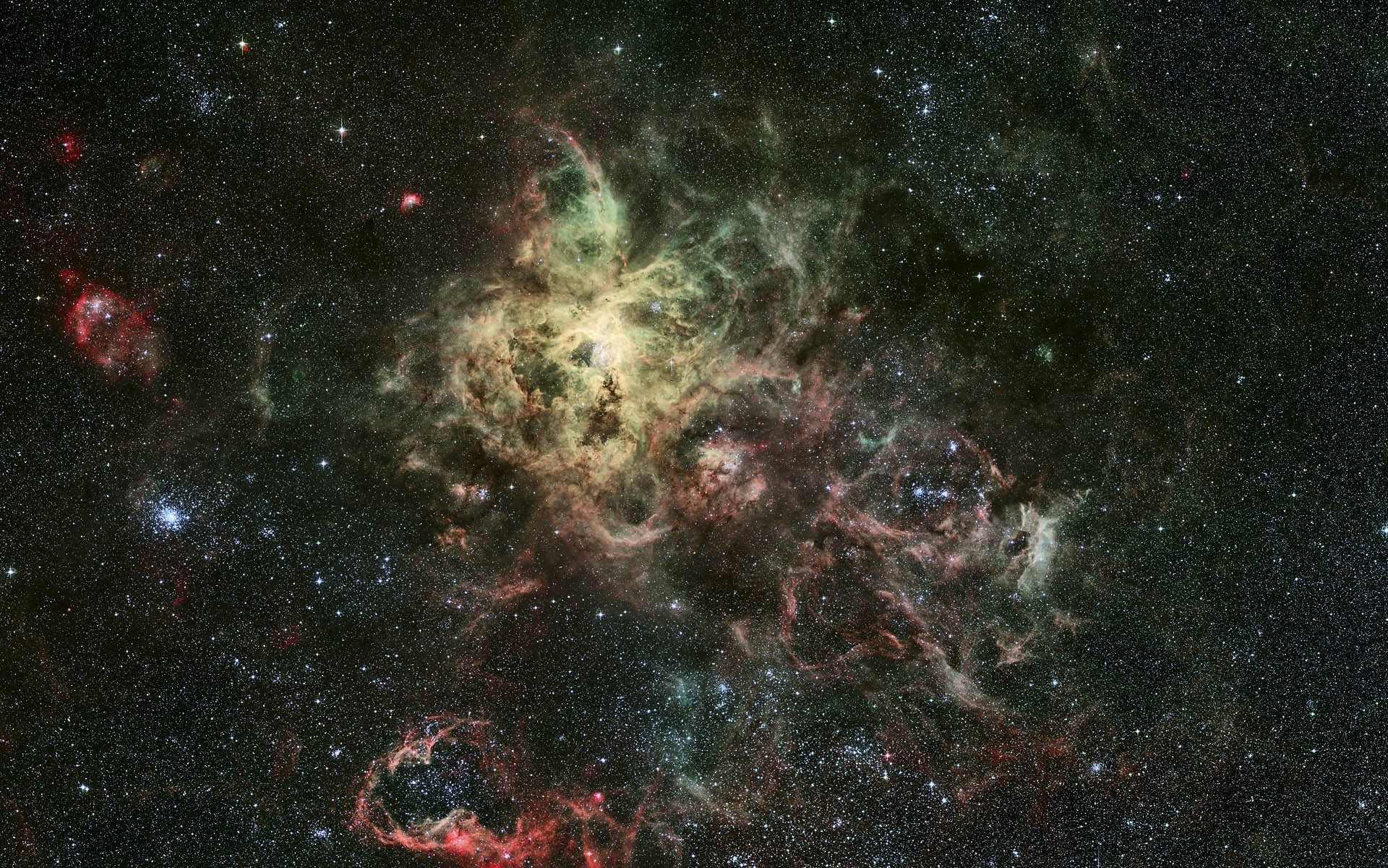 nebulosa de emisión ngc 2070