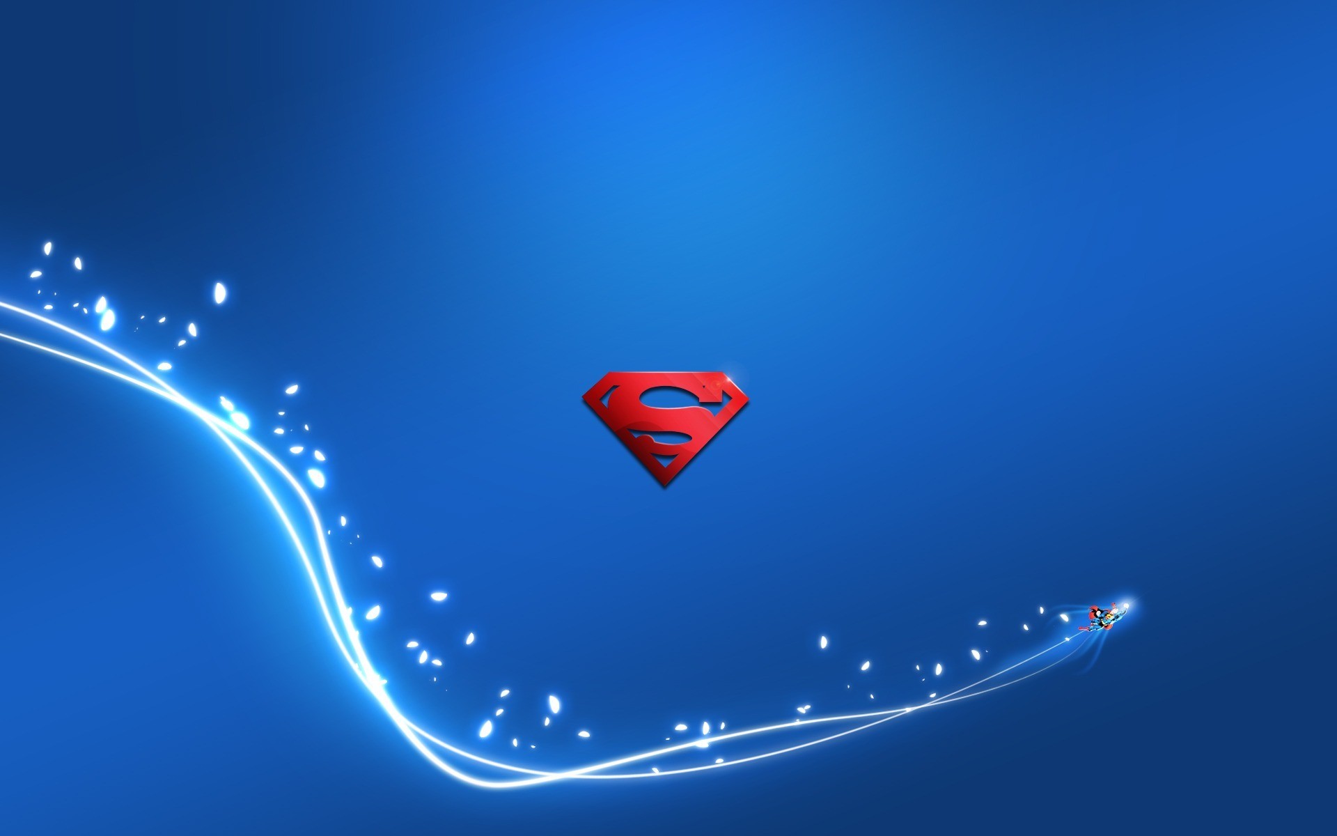 superman logo linie