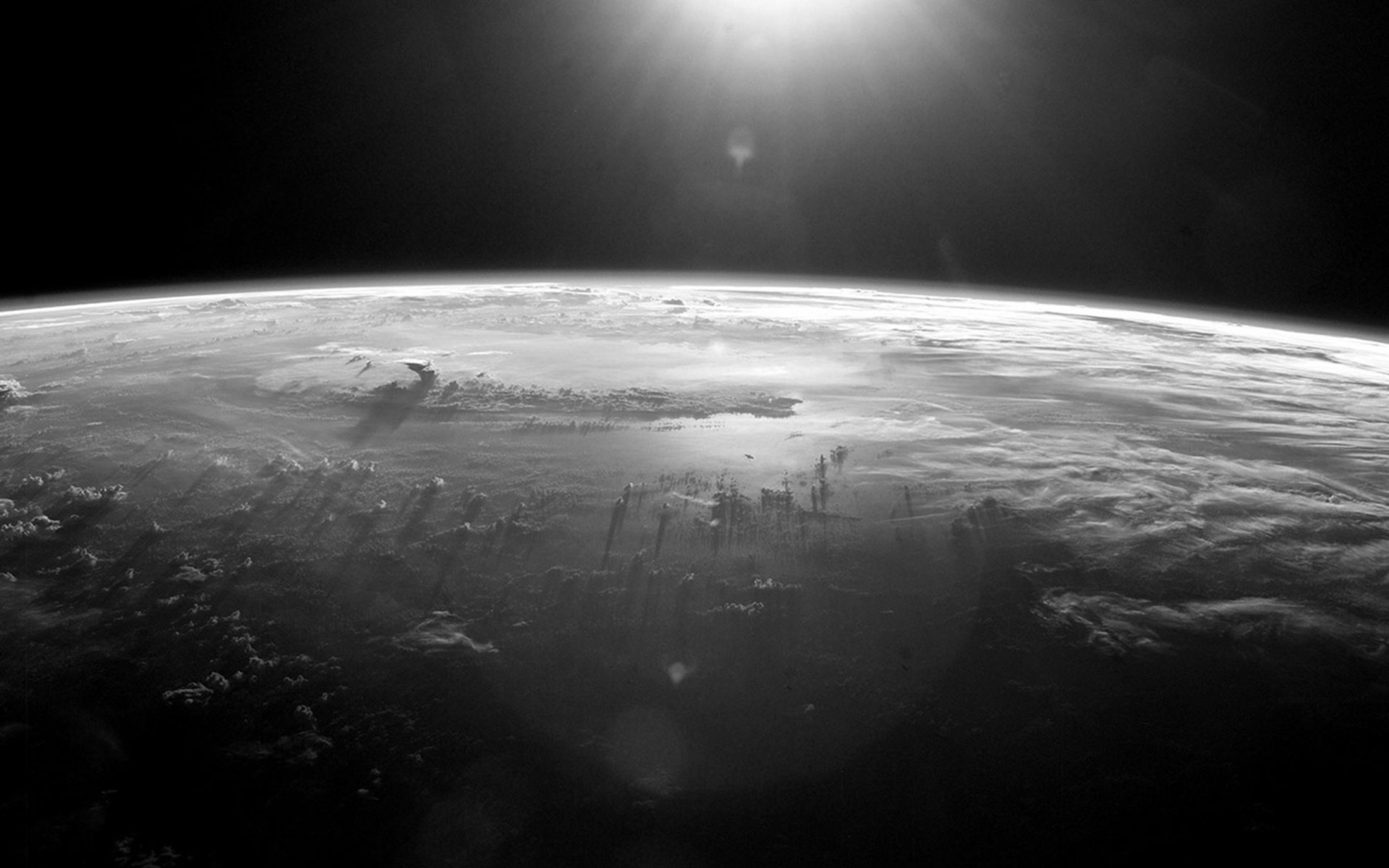 planeta espacio vista desde el espacio océano pacífico tierra