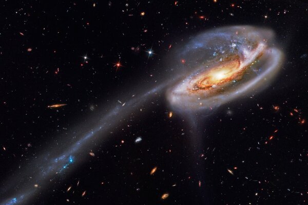 A new constellation tadpole has appeared in space