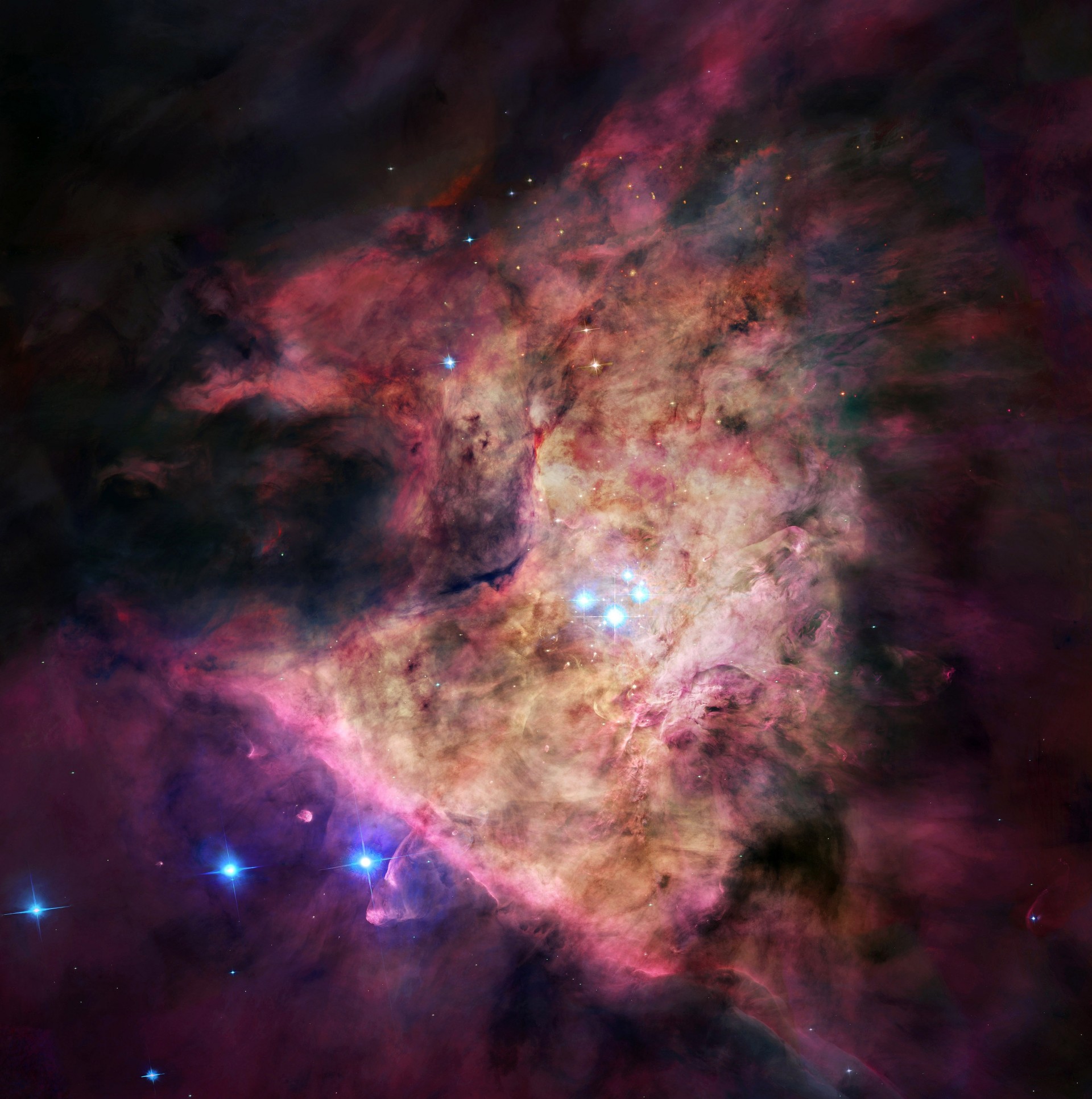 dust orion gas nebula constellation