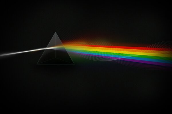 Approximation of rainbow color through a prism