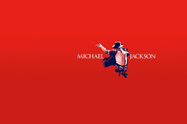 Image floue du danseur Michael Jackson