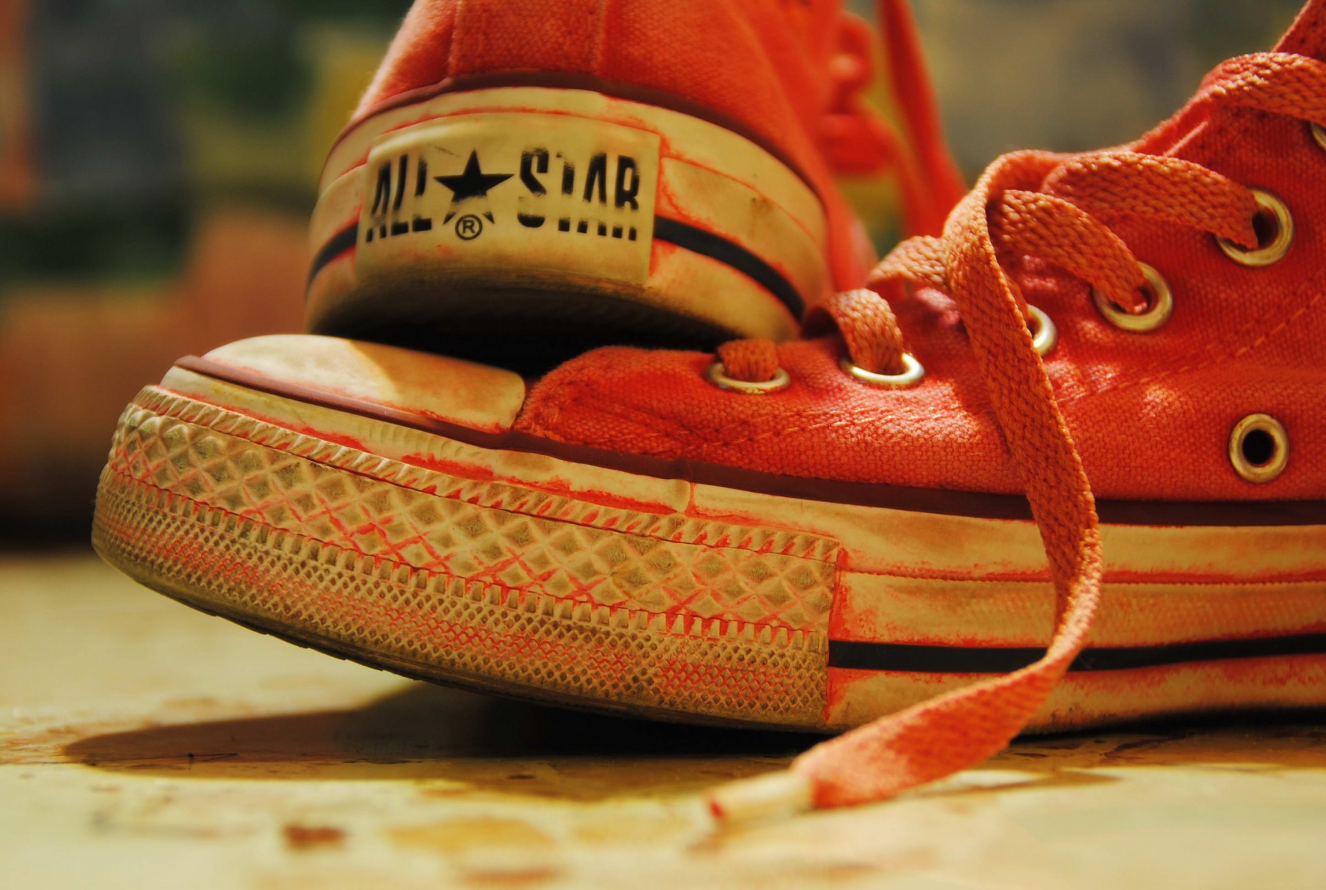 zapatillas todas las estrellas rojo