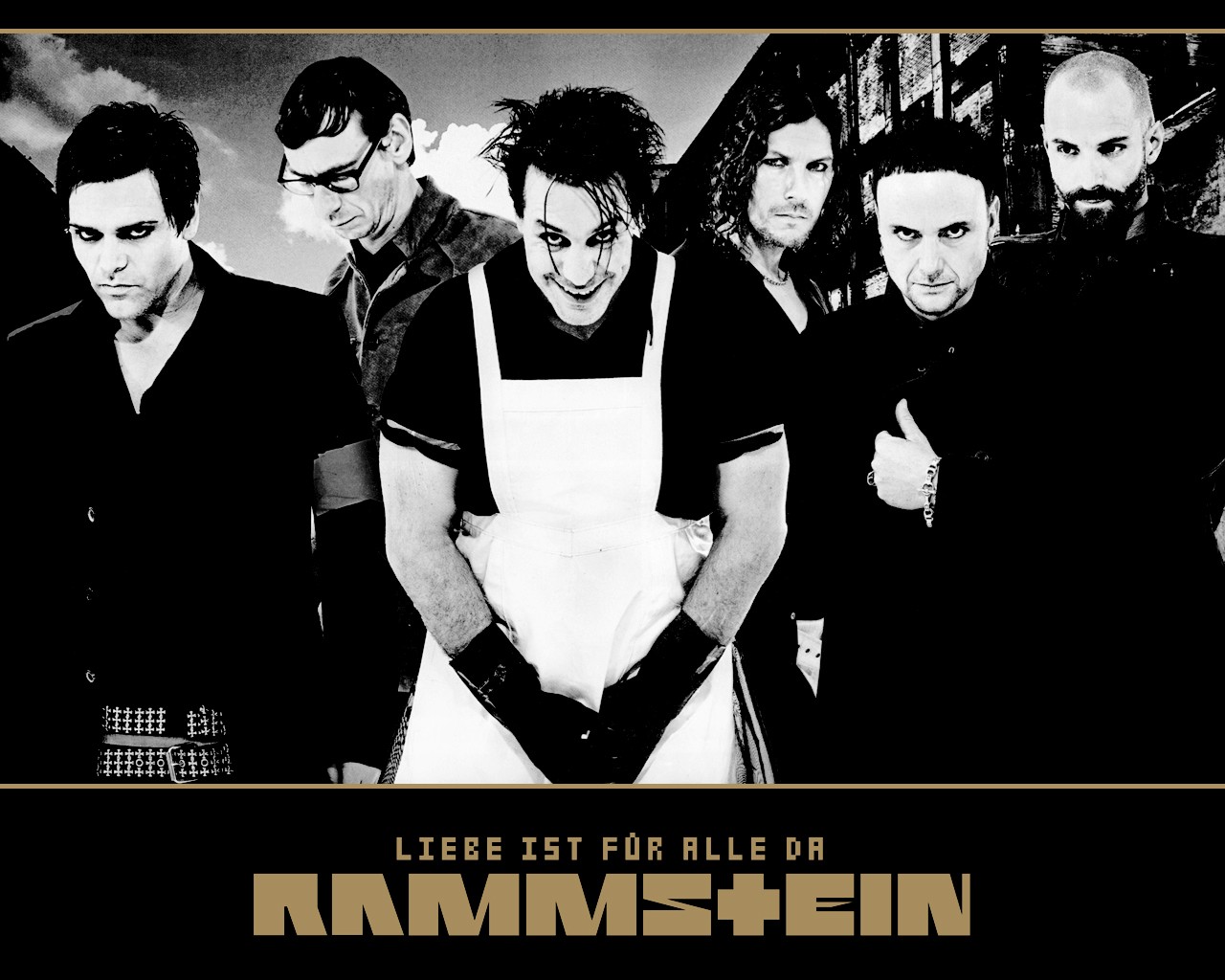 rammstein czarno biały till lindemann