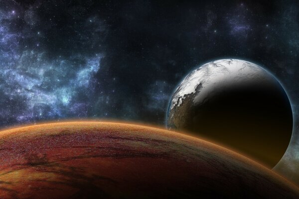 Planets. Mars. Space. The solar system. Astronomy. Future