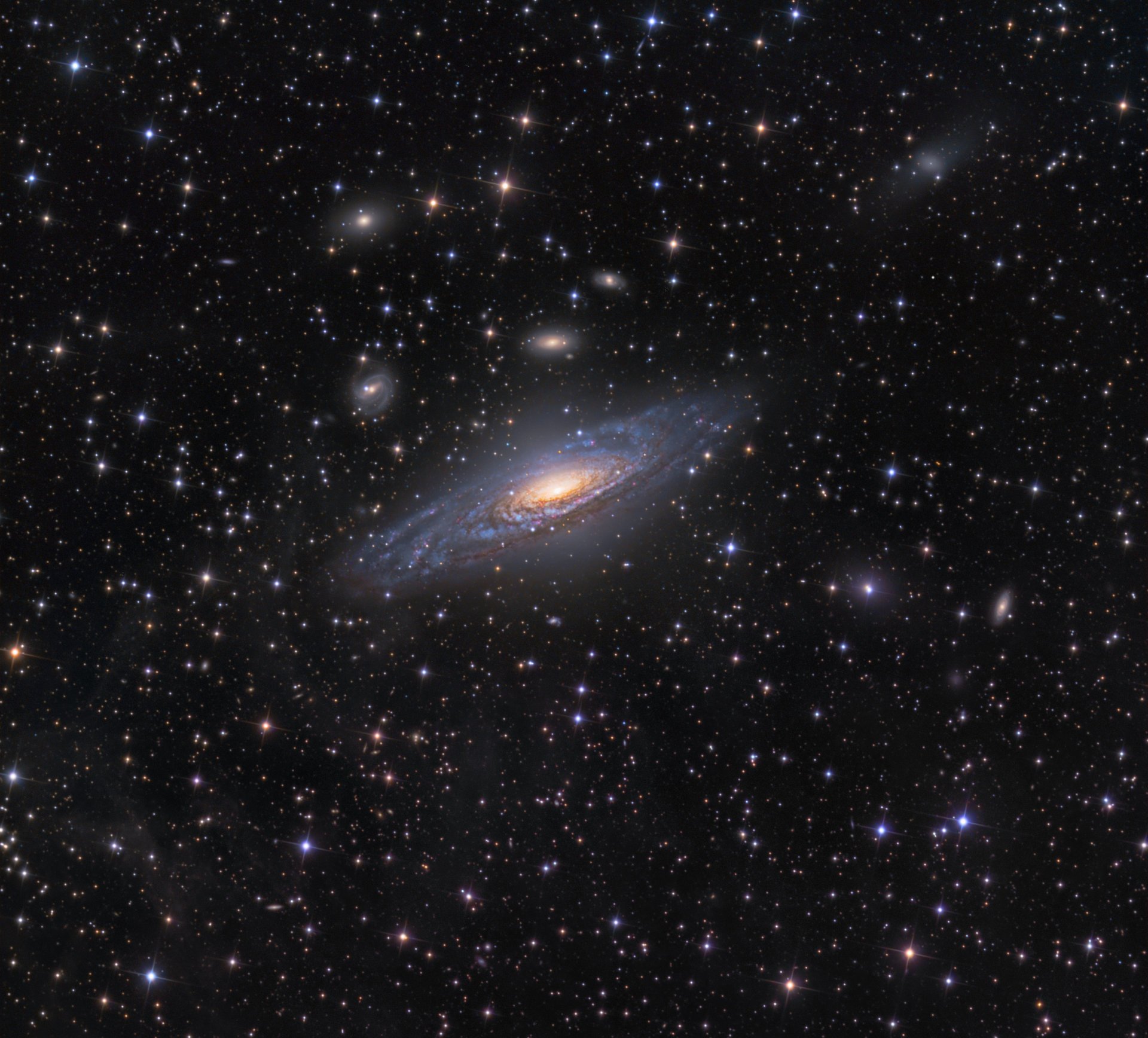 ngc7331 espiral galaxia espacio estrellas