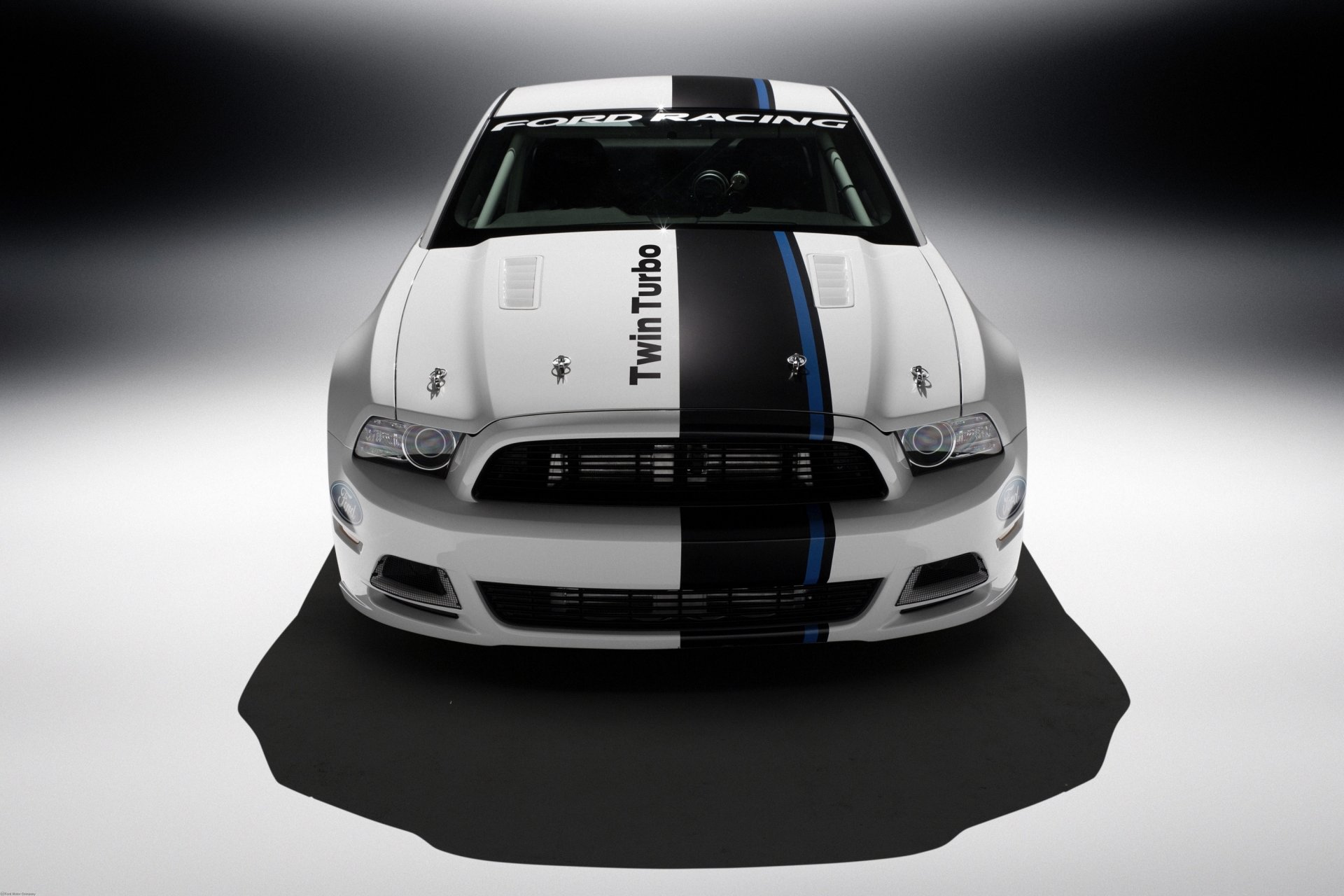 ford mustang cobra turbo white front