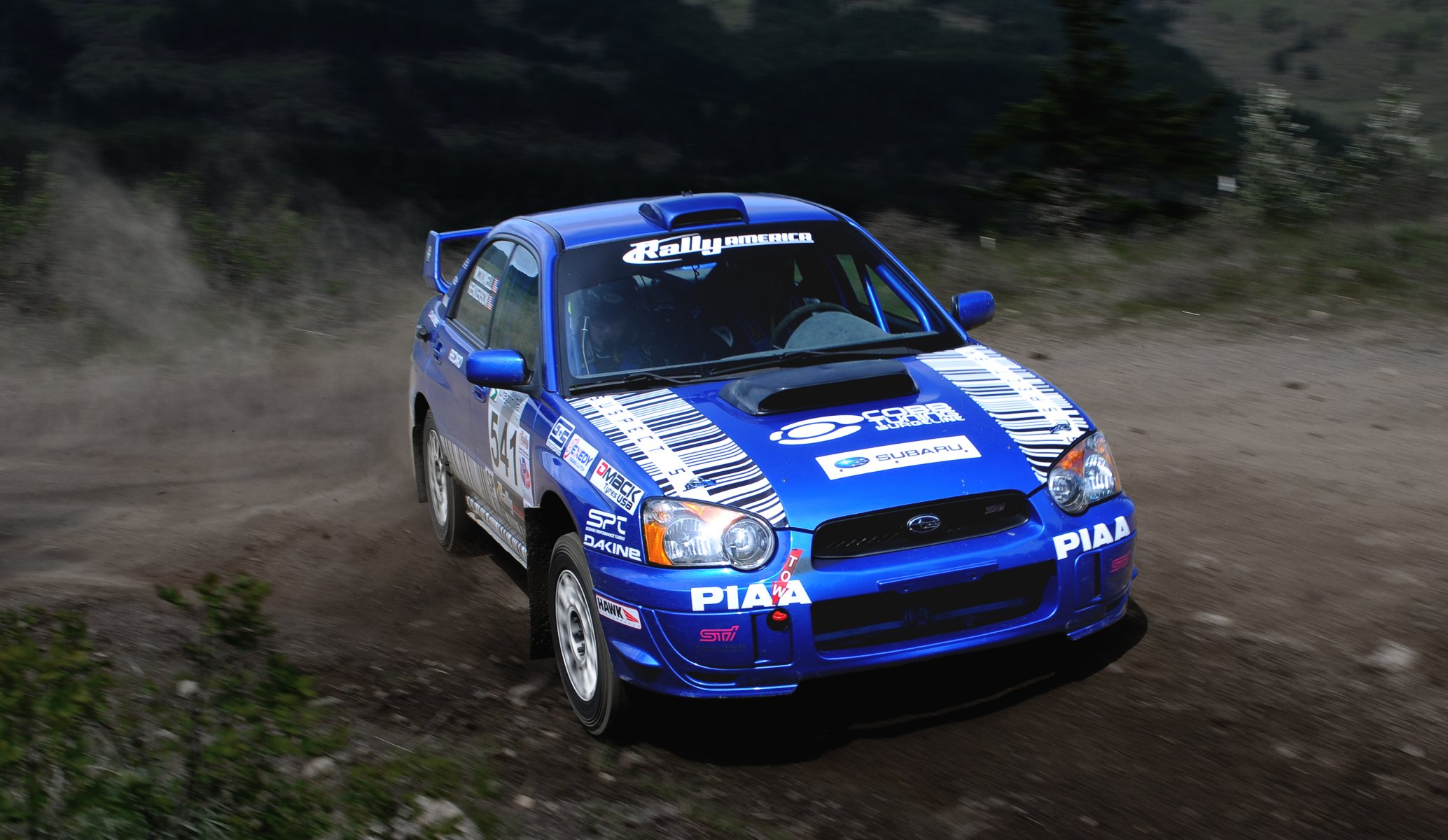 ubaru impreza wrx azul wrc rally rally derrape girar frente auto coche