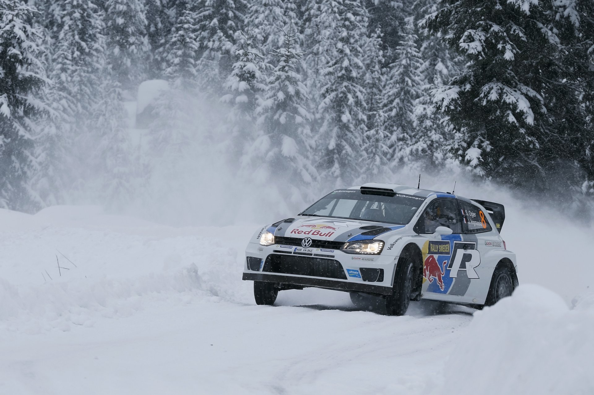 volkswagen polo neve wrc skid rally inverno rally foresta