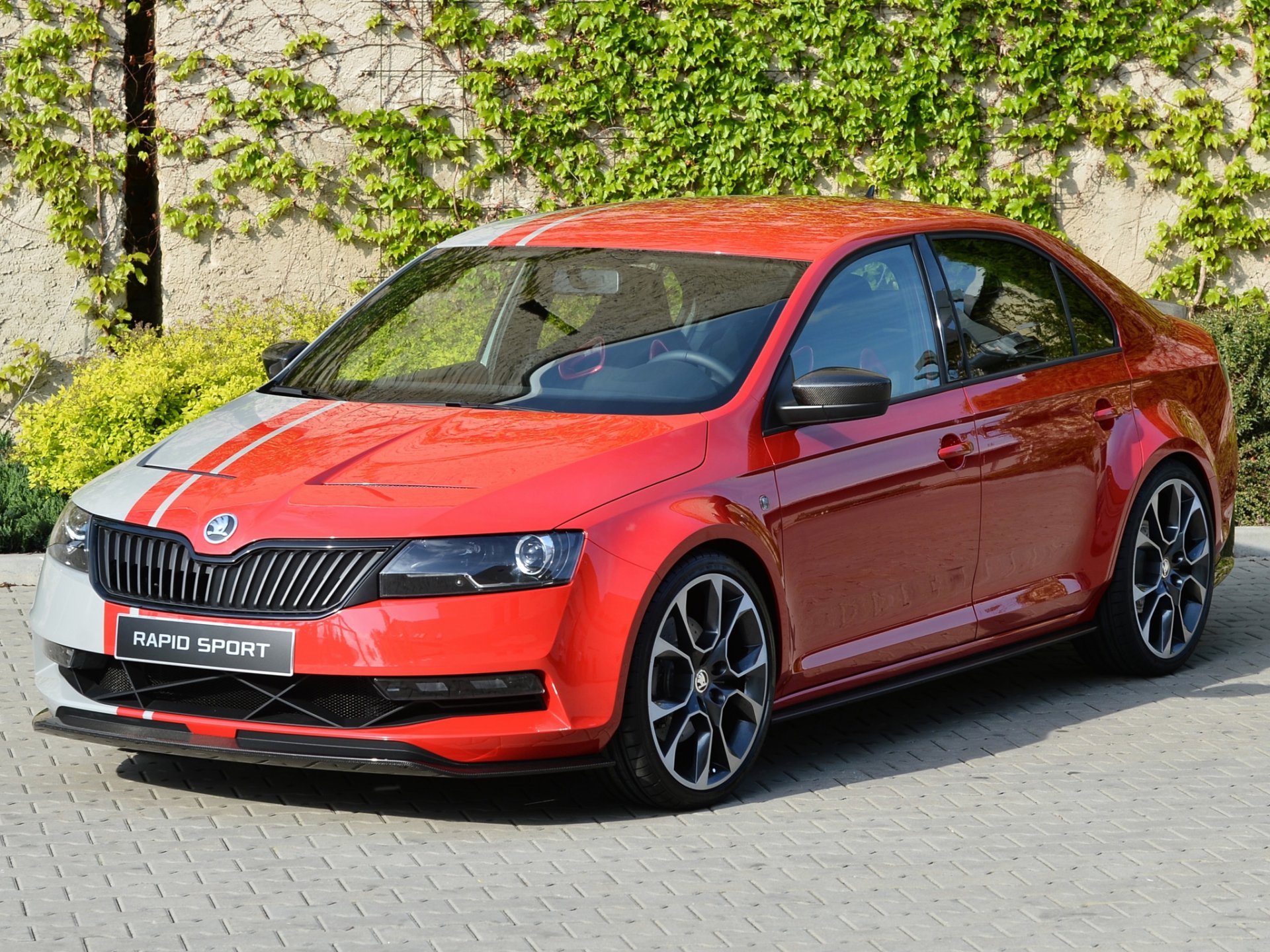 schnellsport konzept konzeptfahrzeug front skoda rapid sport