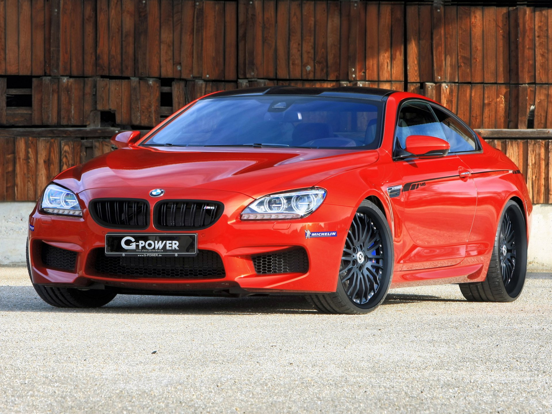 g-power bmw m6 купе машина передок красные ницца тюнинг