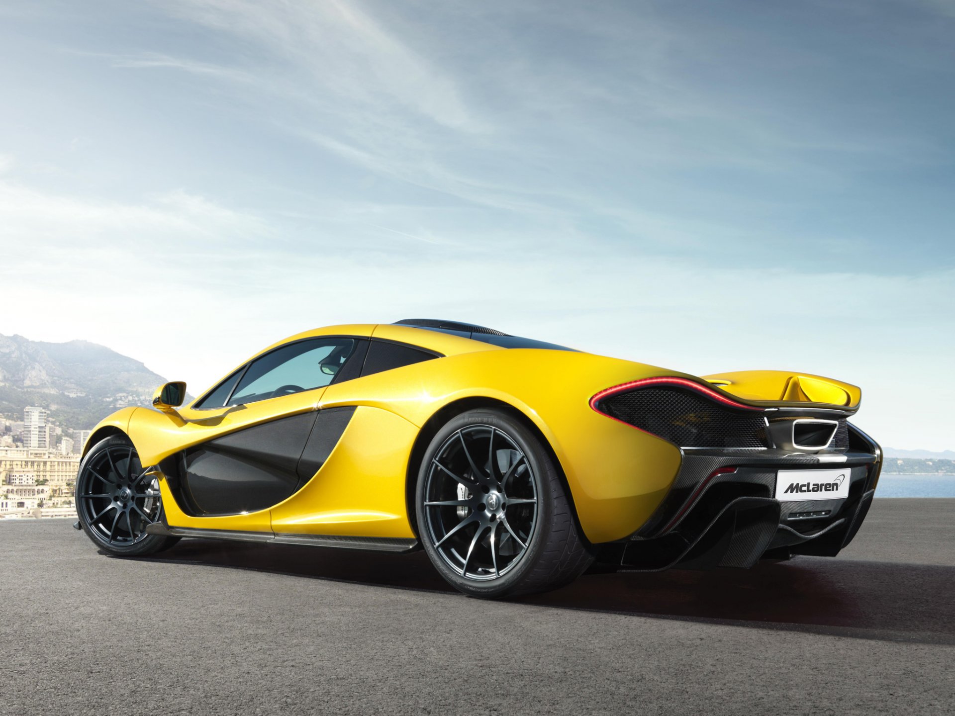 mclaren p1 supersportwagen gelb mclaren