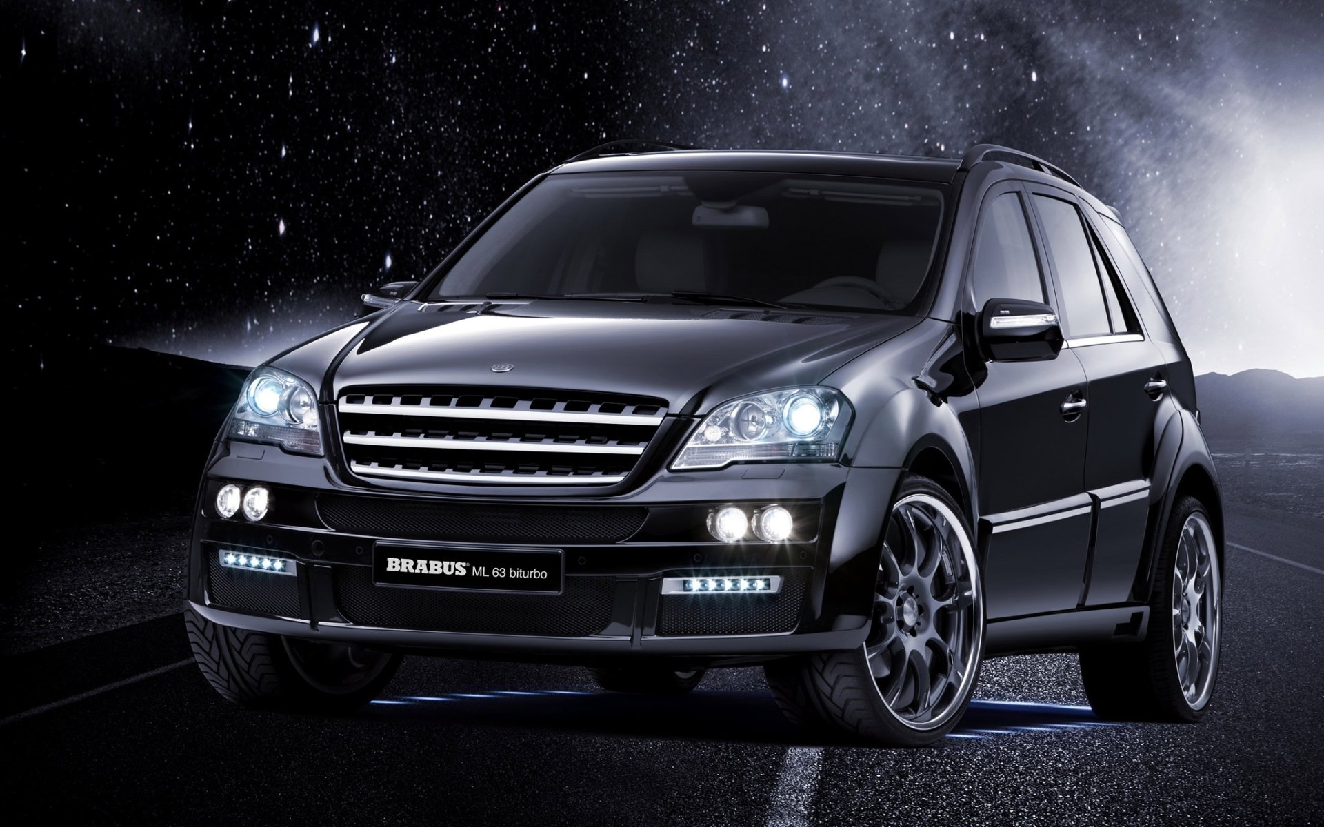 brabus ml63 biturbo widestar mercedes-benz m-klasse mercedes clase m crossover jeep delantero tuning