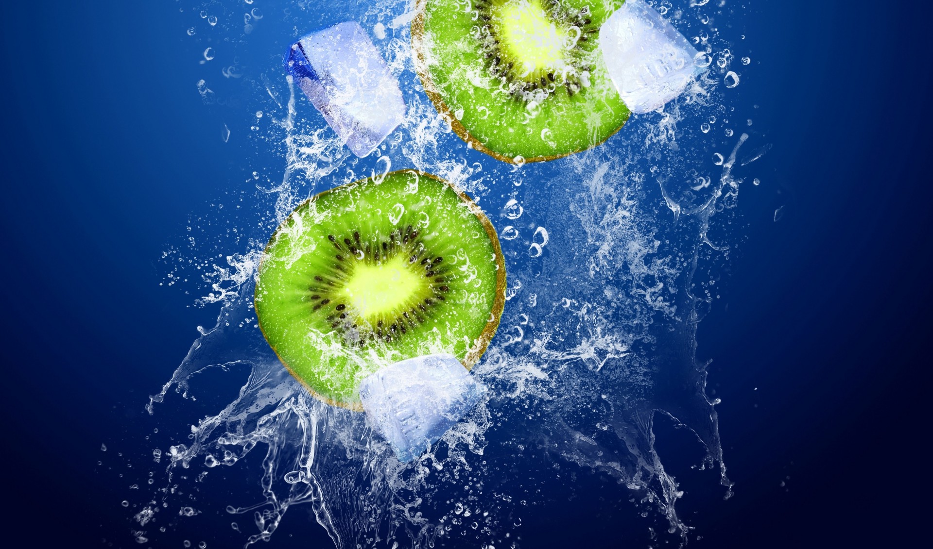 eis kiwi wasser