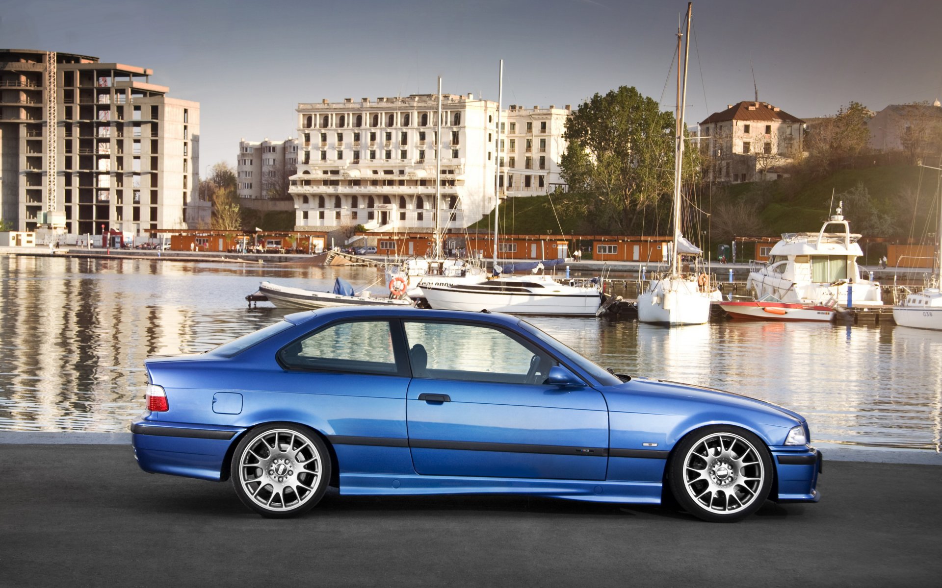 bmw m3 bmw auto embankment car auto wallpaper e36