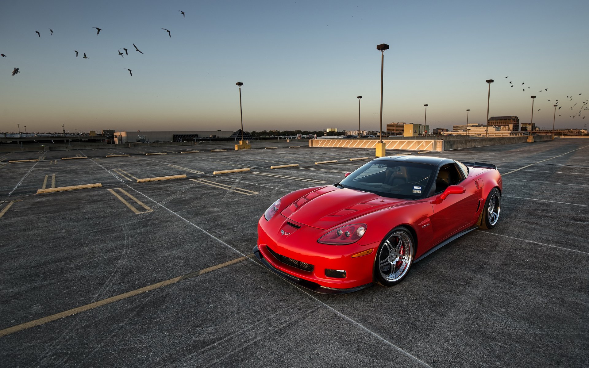 chevrolet corvette z06 chevrolet corvette supersamochód czerwone