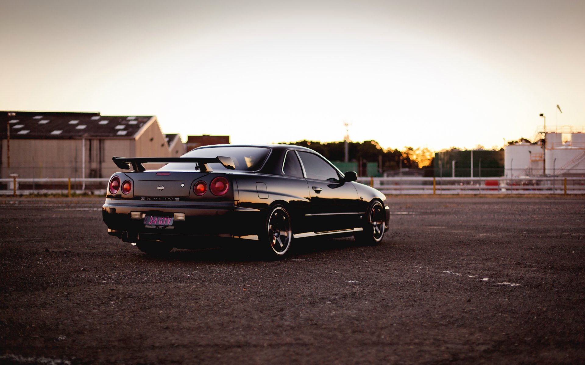 nissan skyline gtp r34 schwarz