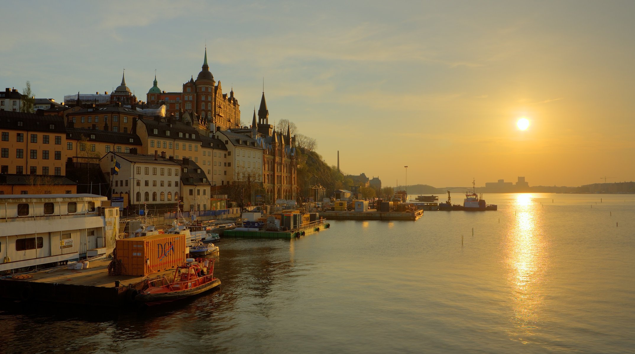 hannes r sonne fluss promenade stockholm schweden