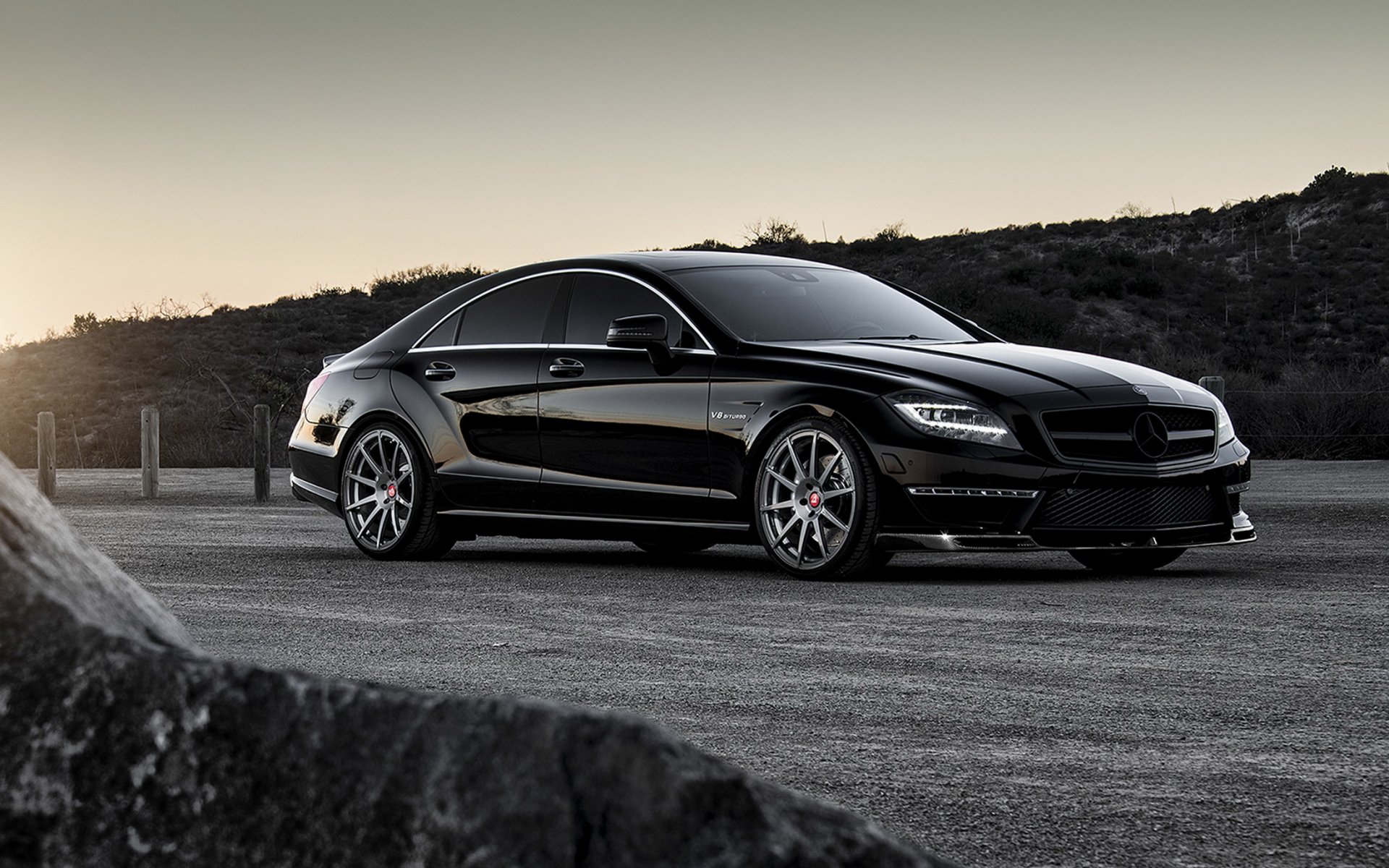 mercedes-benz cls 63 amg vorsteiner tuning noir mercedes papier peint automatique