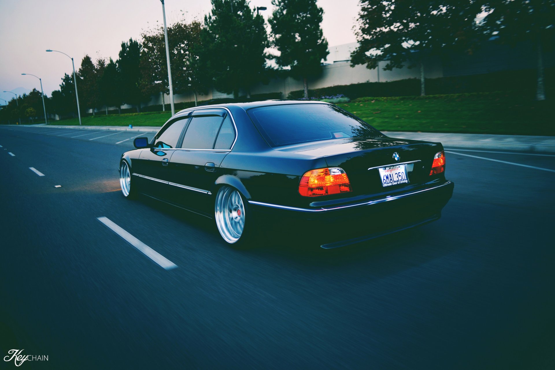 bmw e38 750il bmw classic tuning stance road