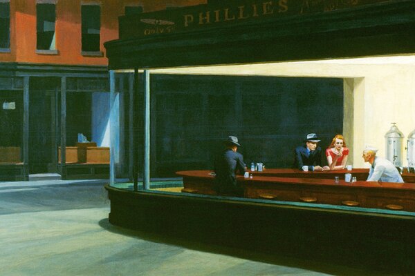 Edward Hopper nocne Jastrzębie