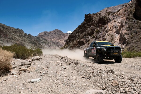 Carreras deportivas en rutas específicas en SUV