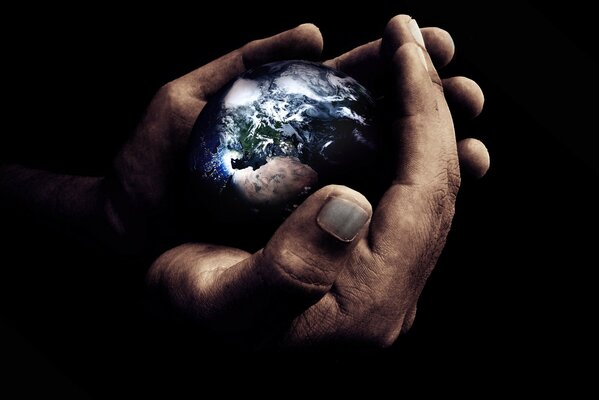 The planet is in the hands of man