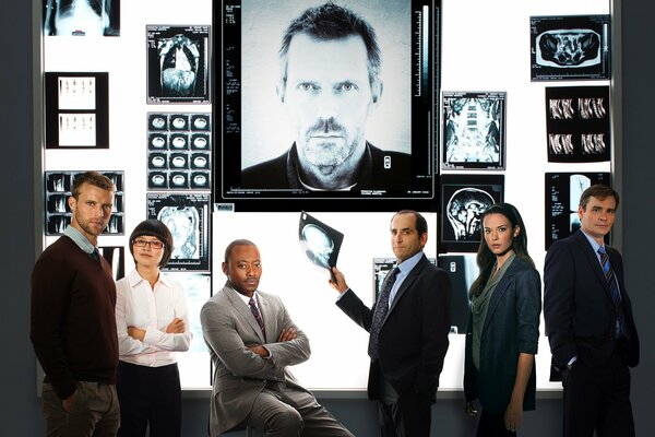 Popular TV series Doctor House, season 8