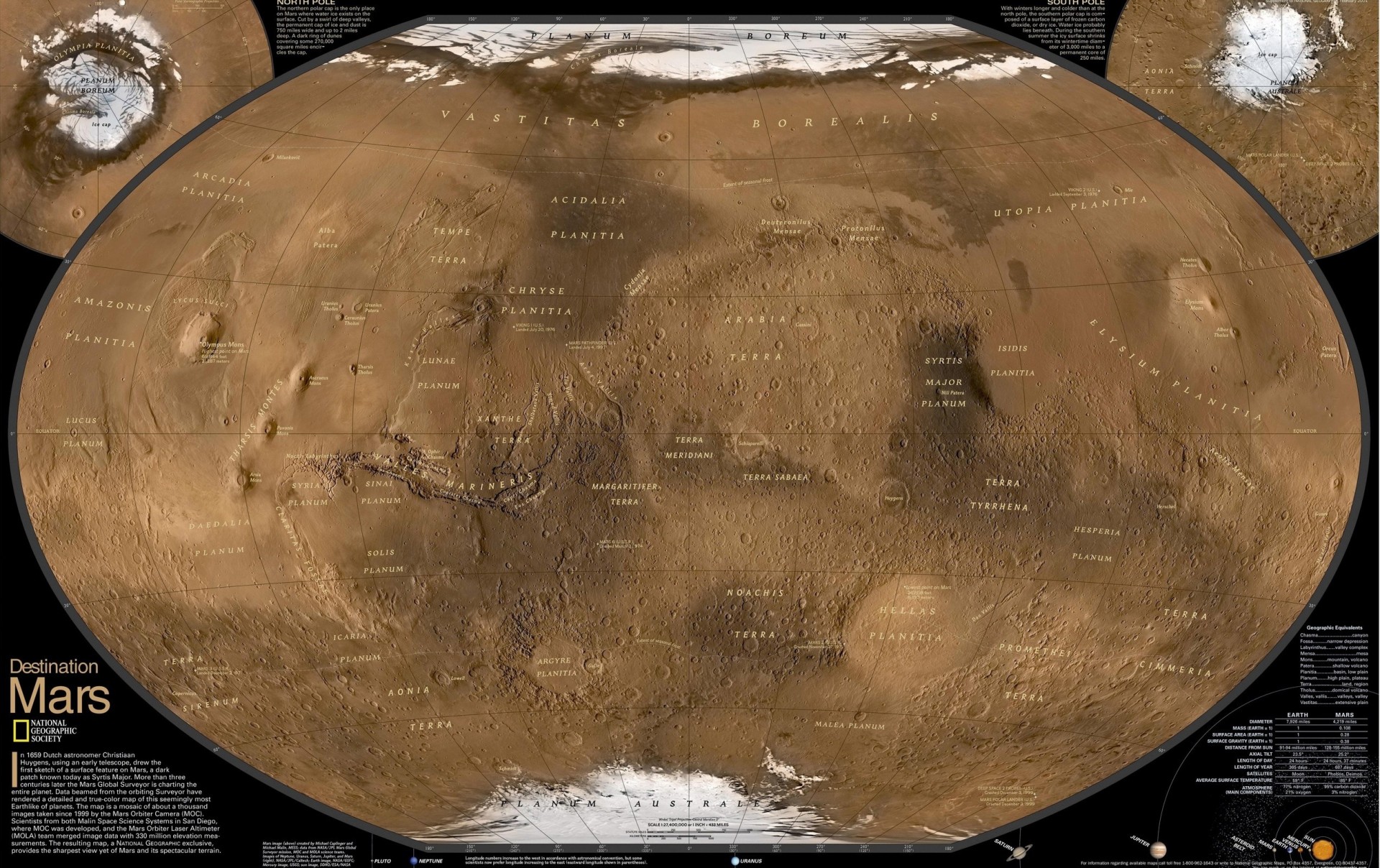 mars mapa