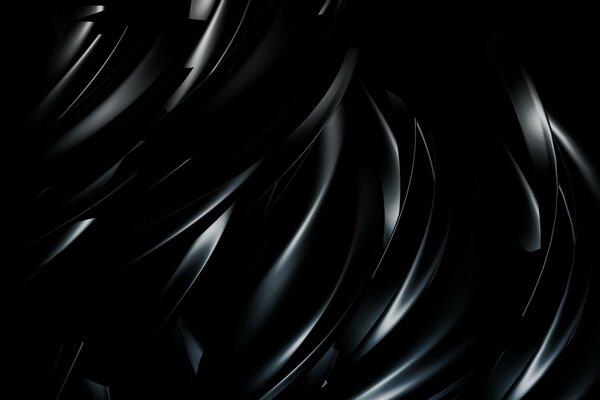 Abstract image of black fabric