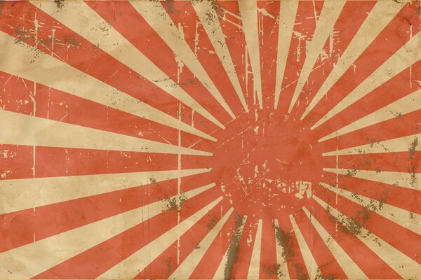 Drapeau du Japon en taches