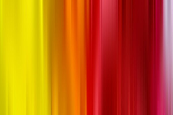 Tissu de différentes couleurs de tons chauds