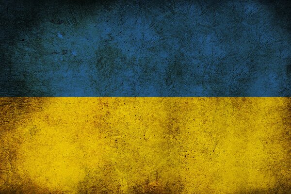 The national flag of Ukraine has two colors
