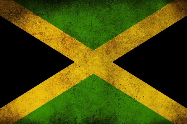 Stara brudna Flaga Jamajki