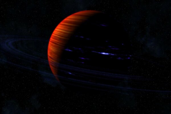 El planeta Saturno en forma uvilichennym