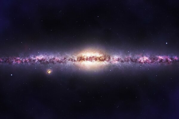 It is interesting to study the Galaxy and the Milky Way