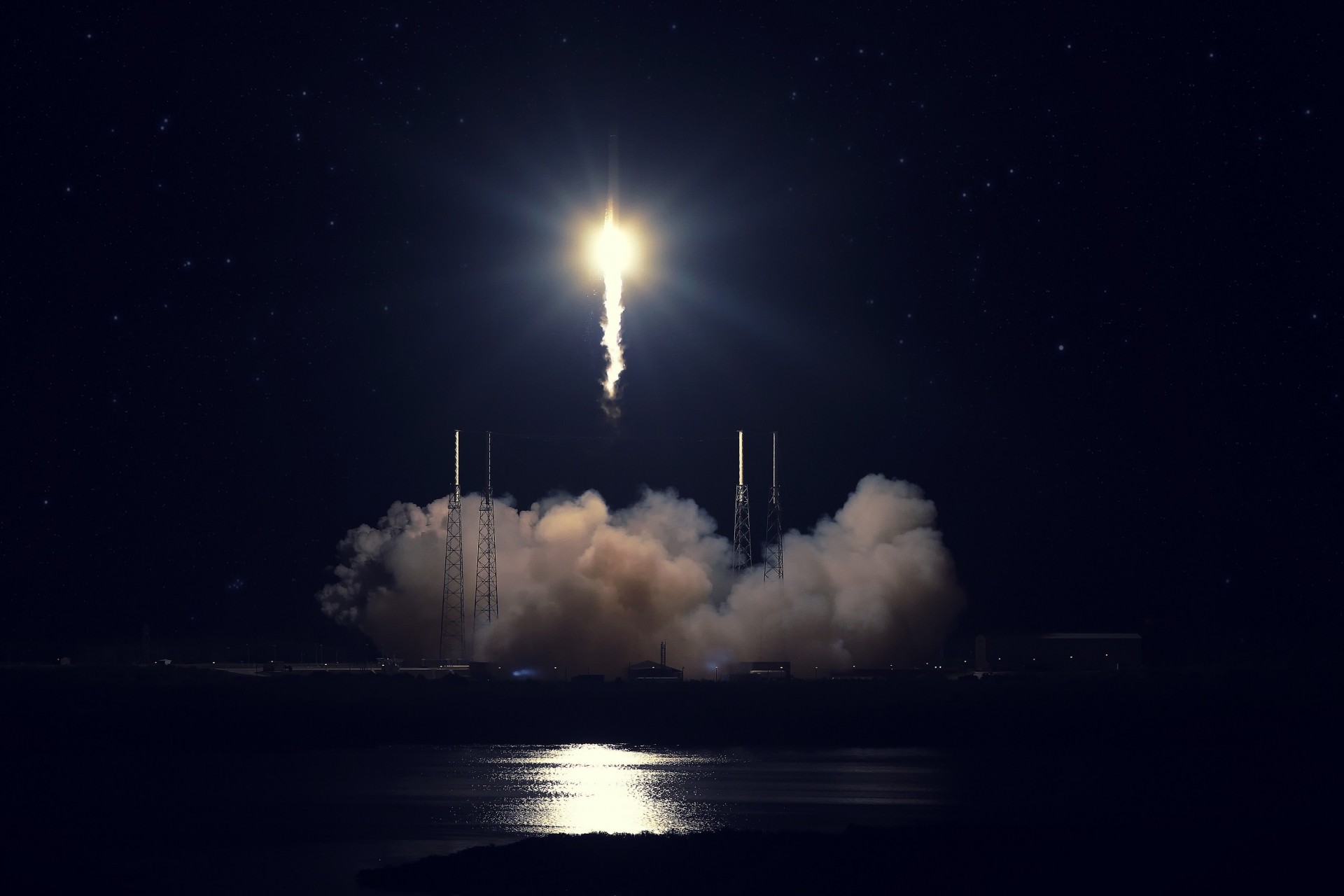 pacex falcon 9 start cape canaveral