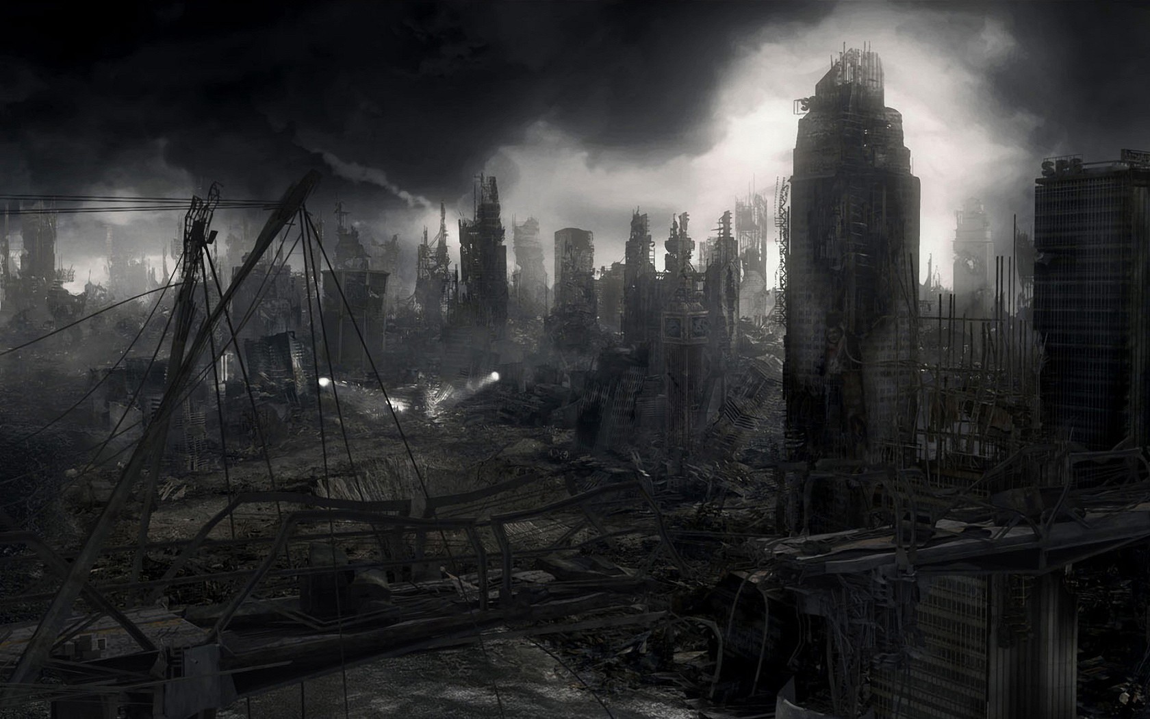 apocalypse destruction ville