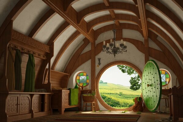 The Hobbit House from the Lord of the Rings