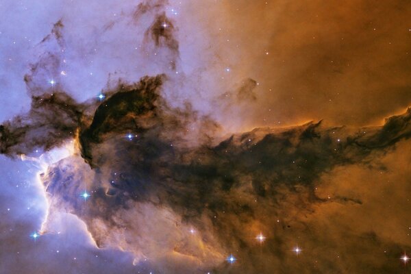 Telescope view of the cosmic black fog