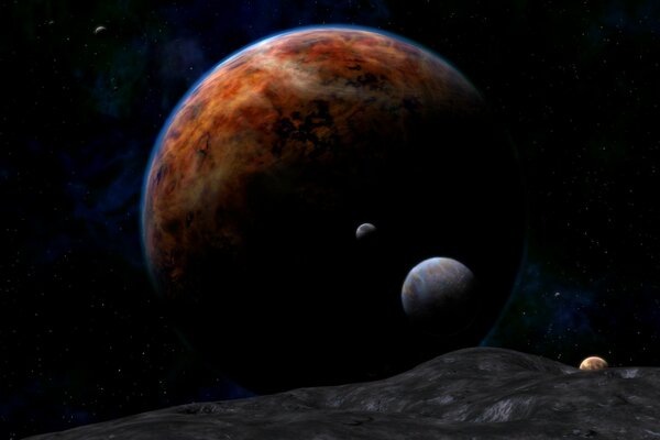 Grandes et petites planètes dans l espace