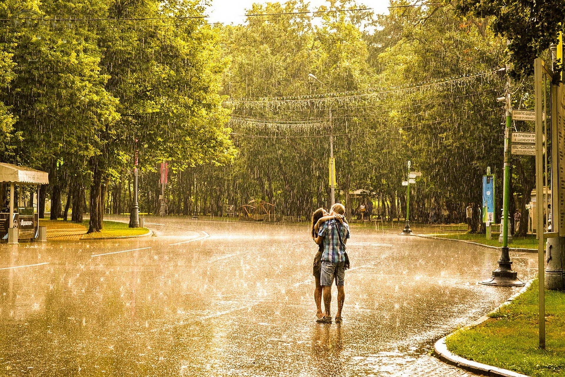 rain love beauty feeling