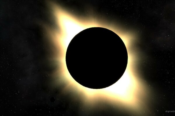 Foto des Mondes im Weltraum auf schwarzem Hintergrund