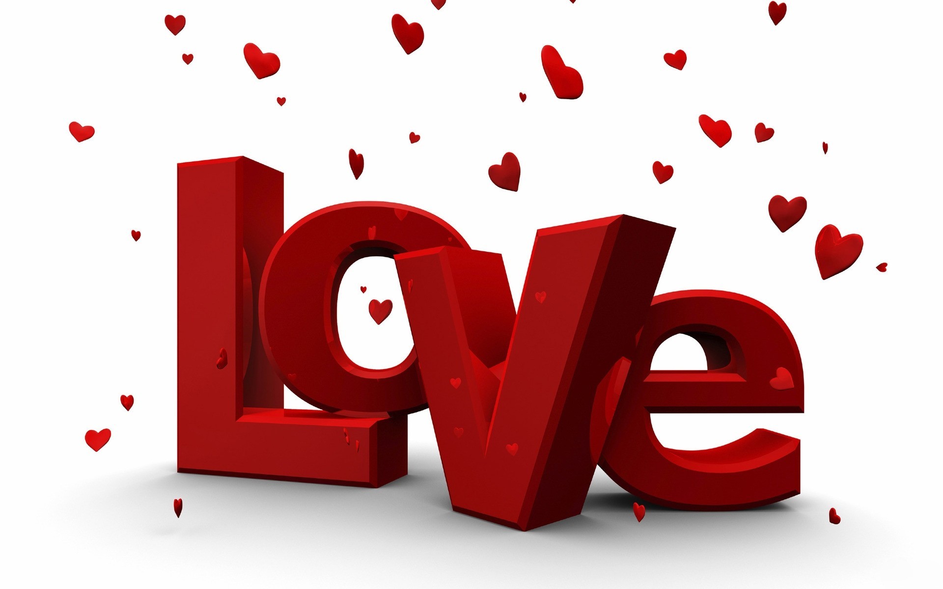 3d graphics valentine s day white background love inscription