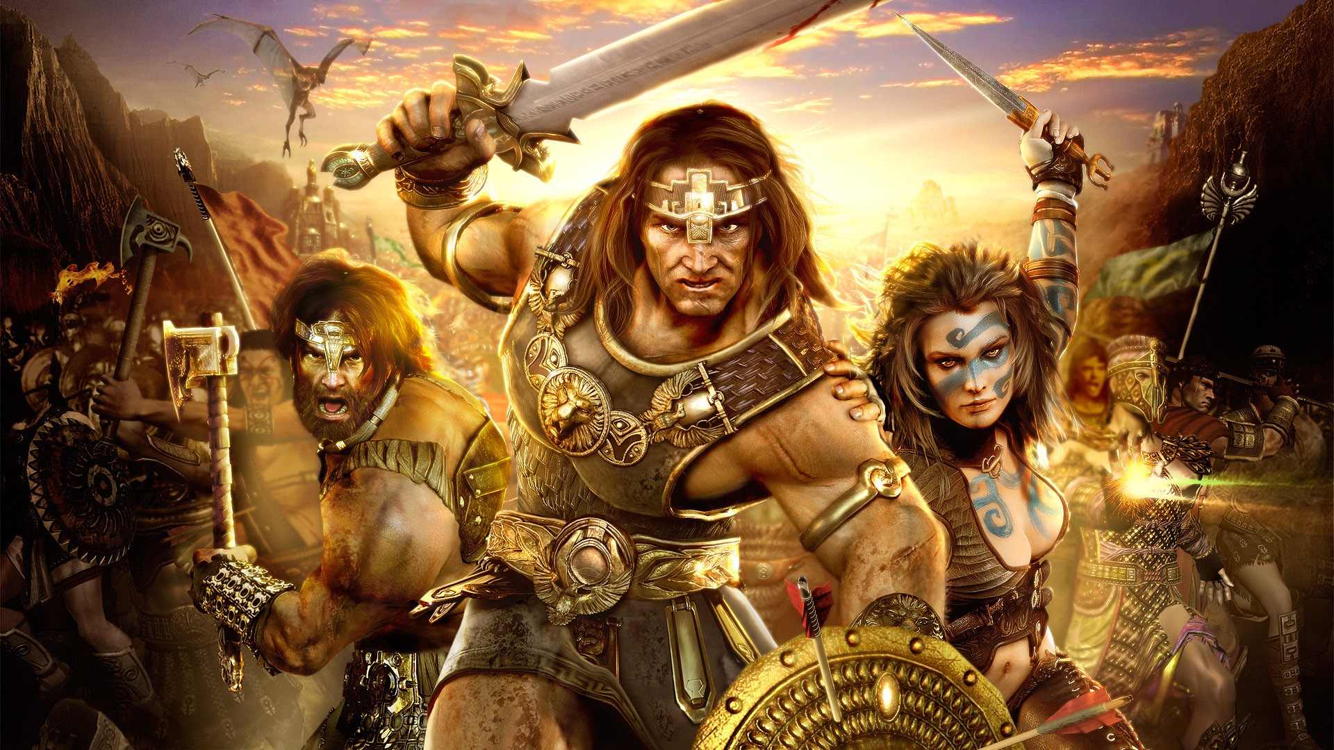 age of conan hyborian adventure heroes dragons war