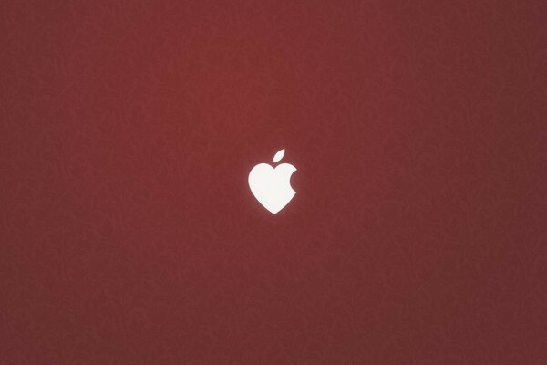 Cuore di mela e amore per Apple