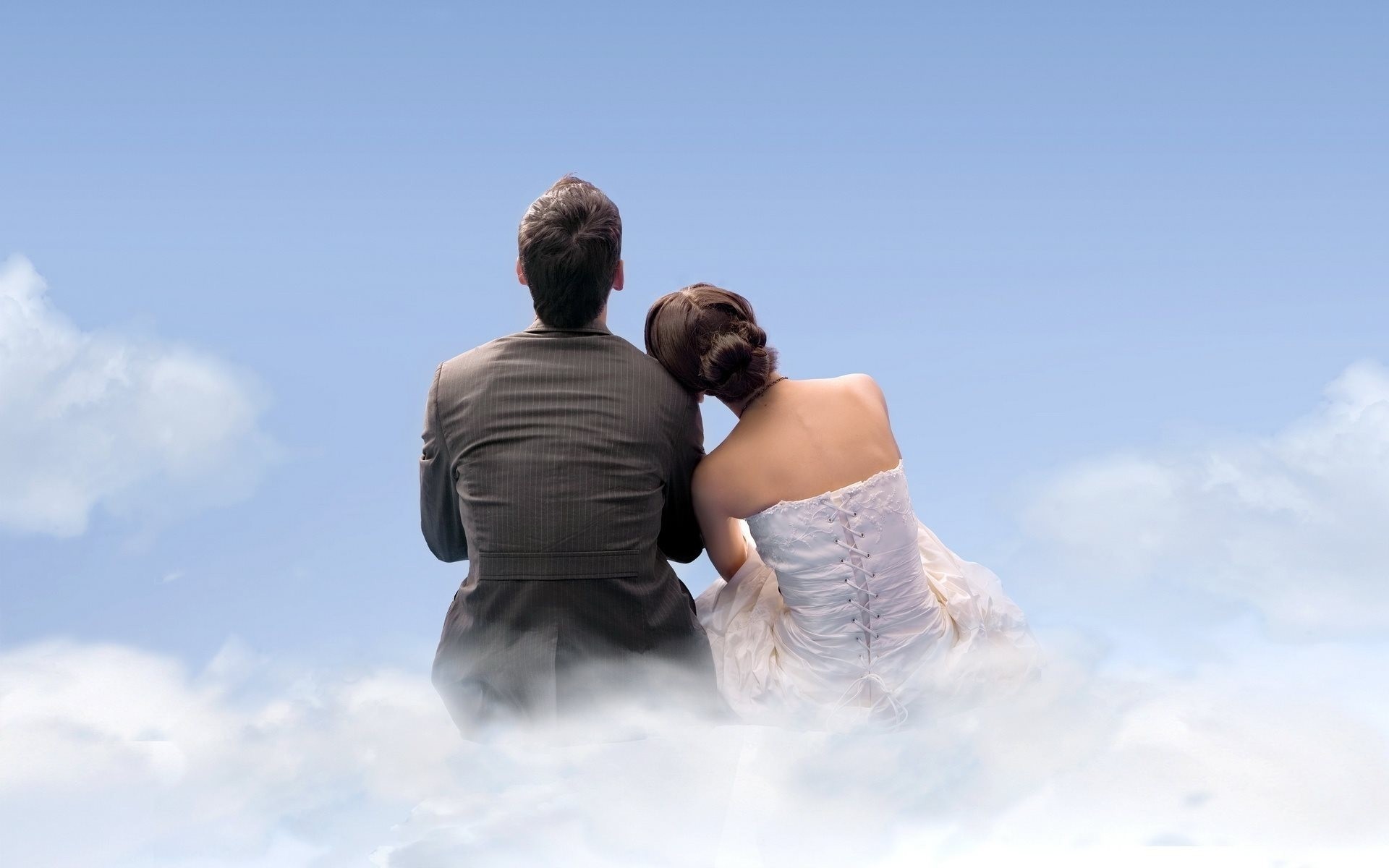 couple romance sky dream cloud